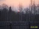 Закат в деревне
